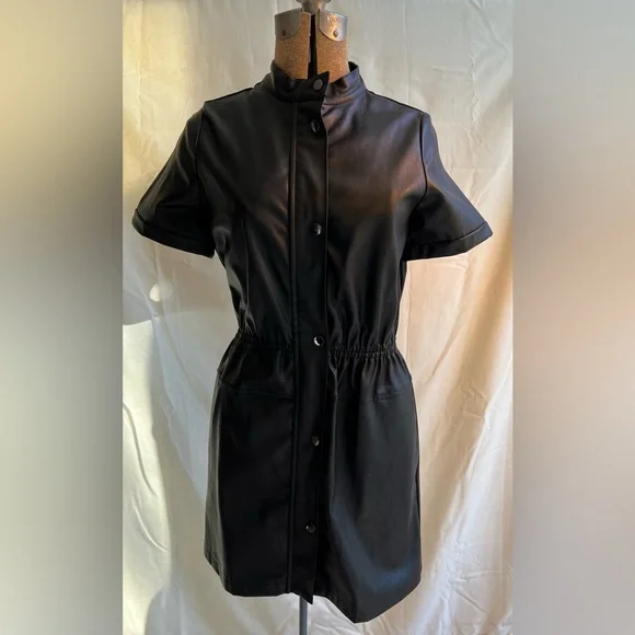 lucy paris faux leather dress Lucy Paris Dierdre Sleeveless Mini Dress main image 0
